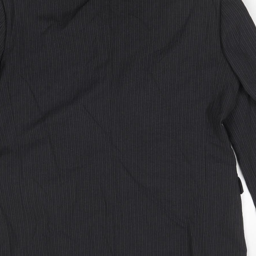 NEXT Mens Grey Striped  Jacket Suit Jacket Size 40