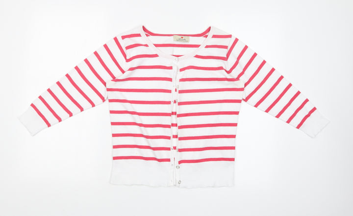 Atmosphere Womens Multicoloured Striped Cardigan Jumper Size 14