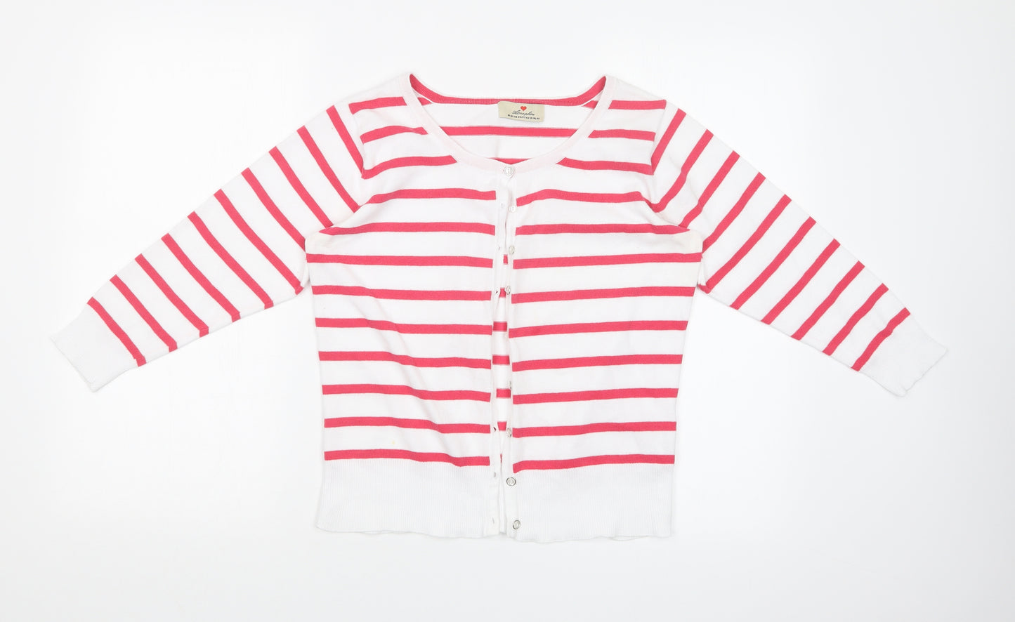 Atmosphere Womens Multicoloured Striped  Cardigan Jumper Size 14
