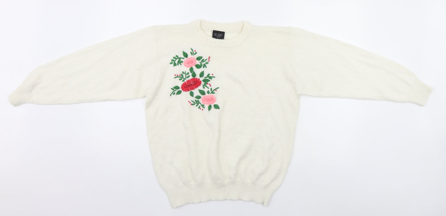 Preworn Womens Ivory   Pullover Jumper Size S