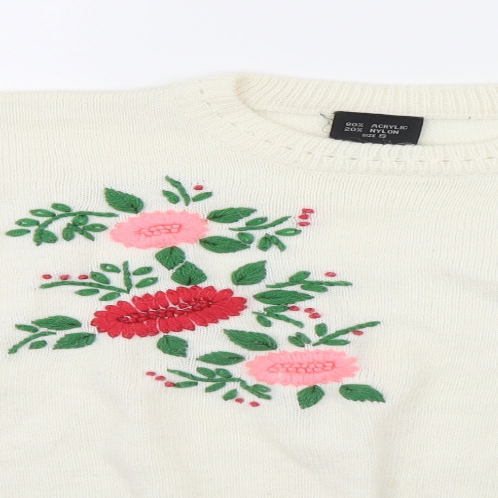 Preworn Womens Ivory   Pullover Jumper Size S