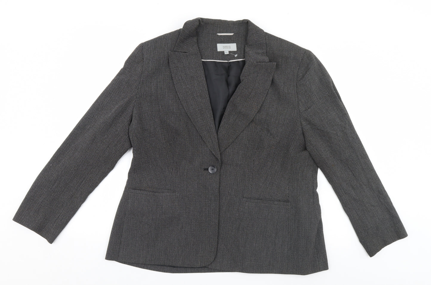 Marks and Spencer Womens Grey   Jacket  Size 20