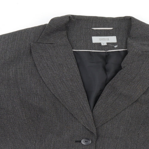 Marks and Spencer Womens Grey   Jacket  Size 20