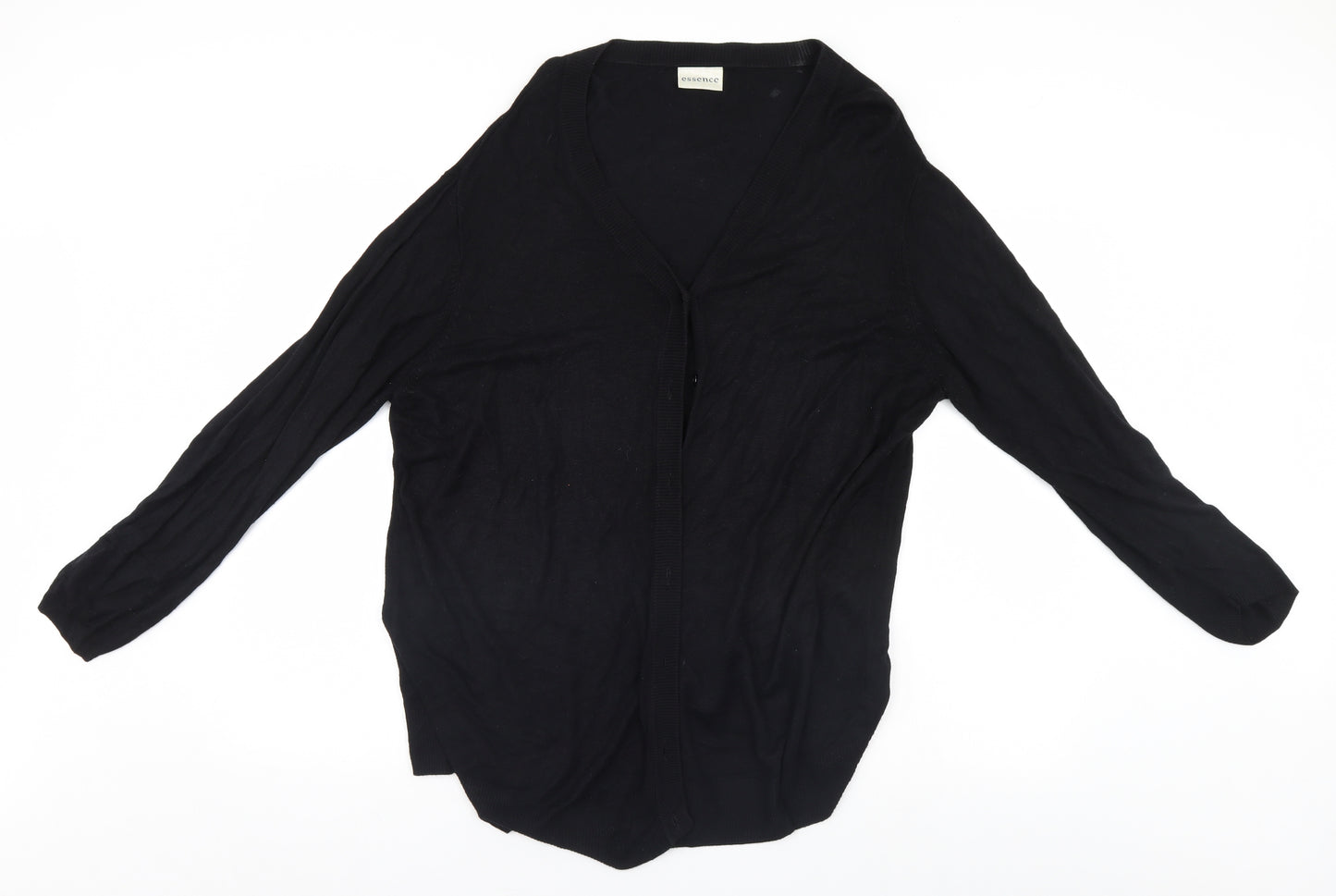 essence Womens Black   Cardigan Jumper Size 22