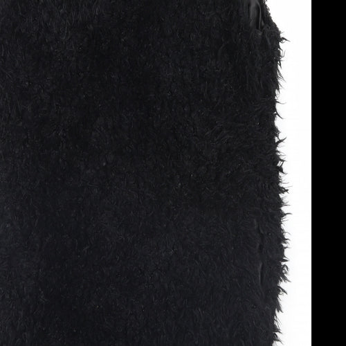 Me Jane Womens Black   Overcoat Jacket Size S