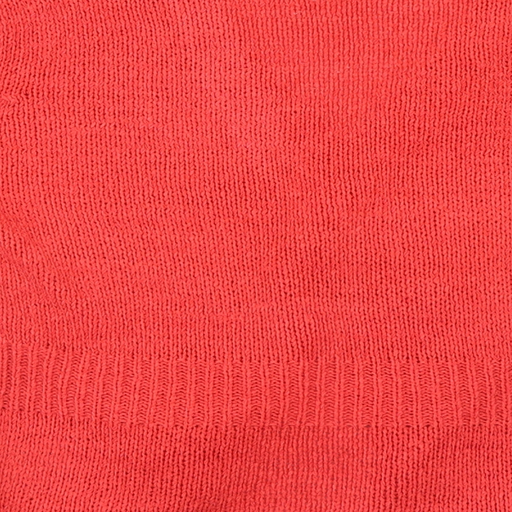 Marks and Spencer Womens Red   Cardigan Jumper Size 12