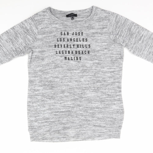 Atmosphere Womens Grey   Pullover Jumper Size 10