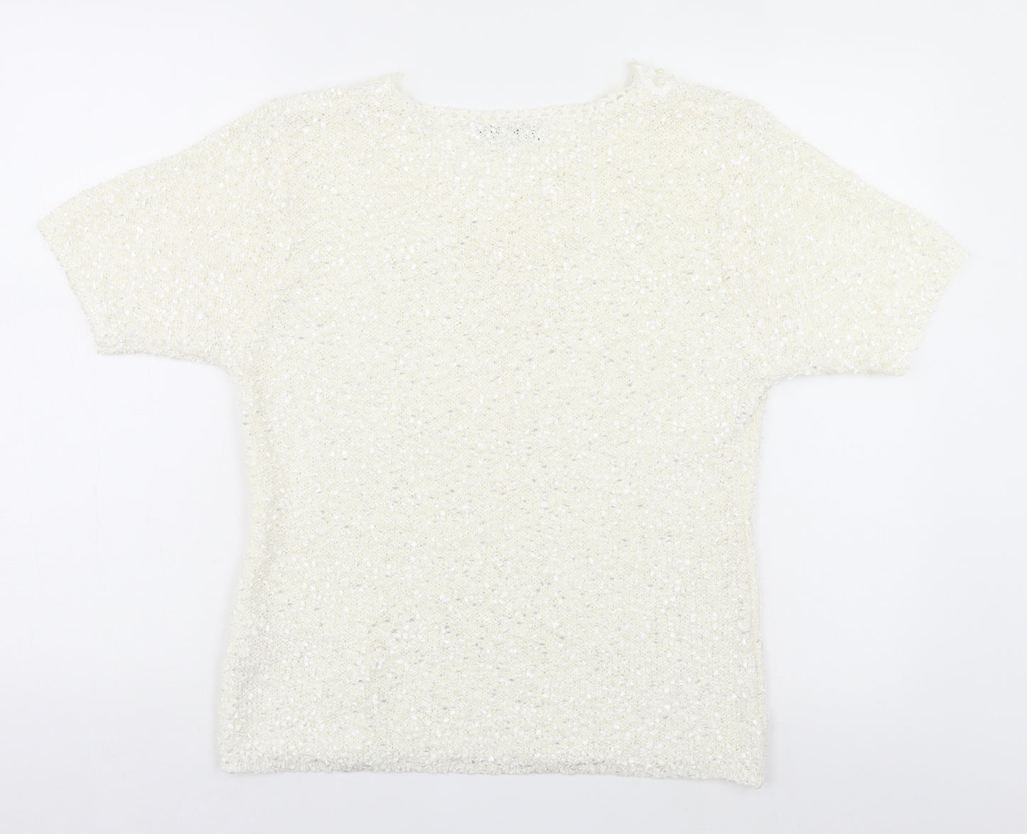 Classic Womens White   Basic T-Shirt Size M