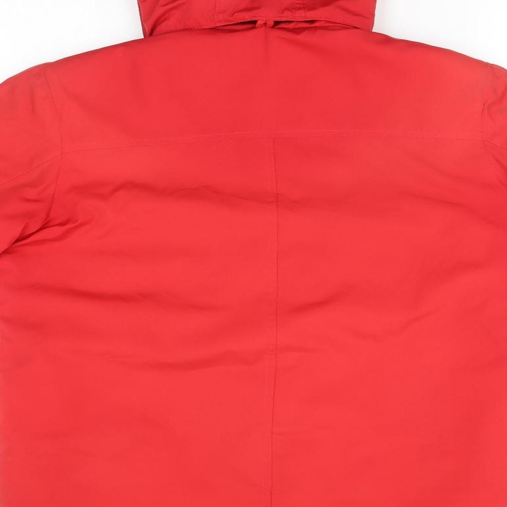 Preworn Womens Red   Rain Coat Coat