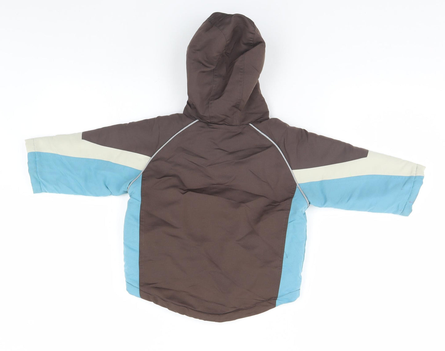 George Boys Brown   Parka Coat Size 6-9 Months