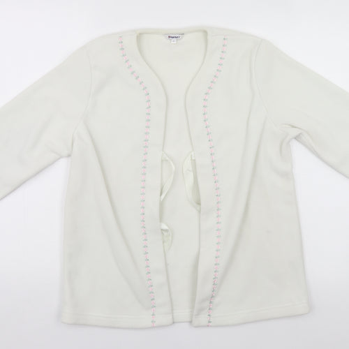 Damart Womens White   Cardigan Jumper Size XS