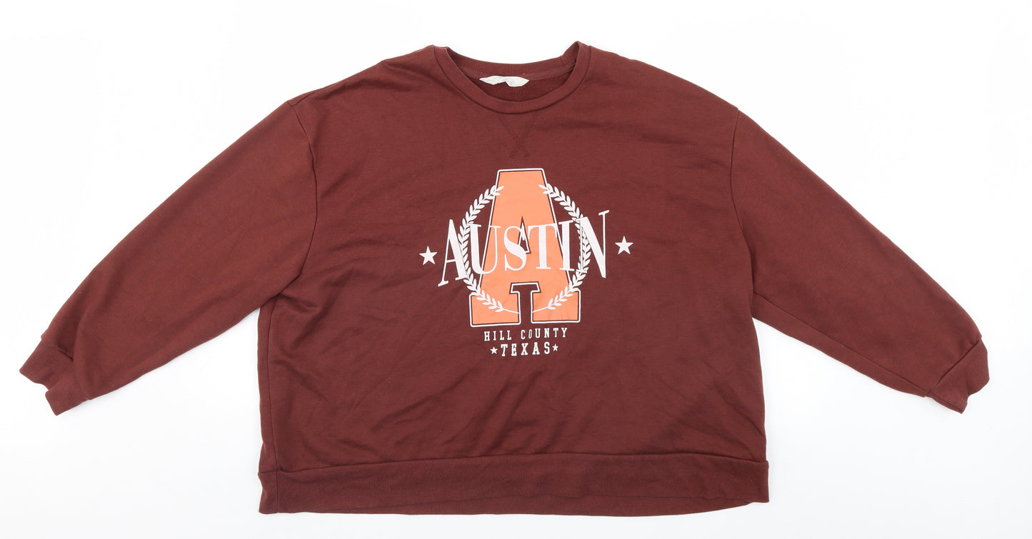 Primark Womens Brown   Pullover Jumper Size 22  - Austin Texas