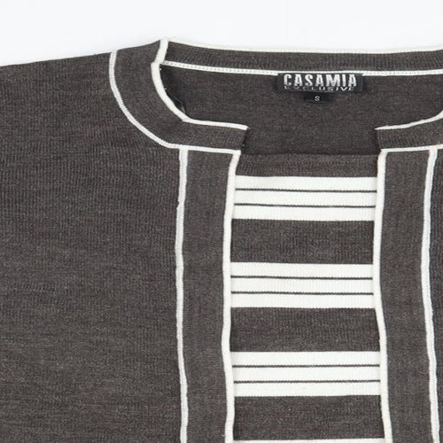 casamia Mens Brown   Pullover Jumper Size S