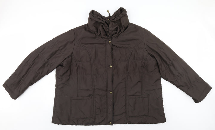Preworn Womens Brown   Parka Coat