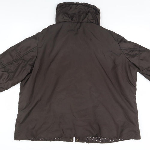 Preworn Womens Brown   Parka Coat