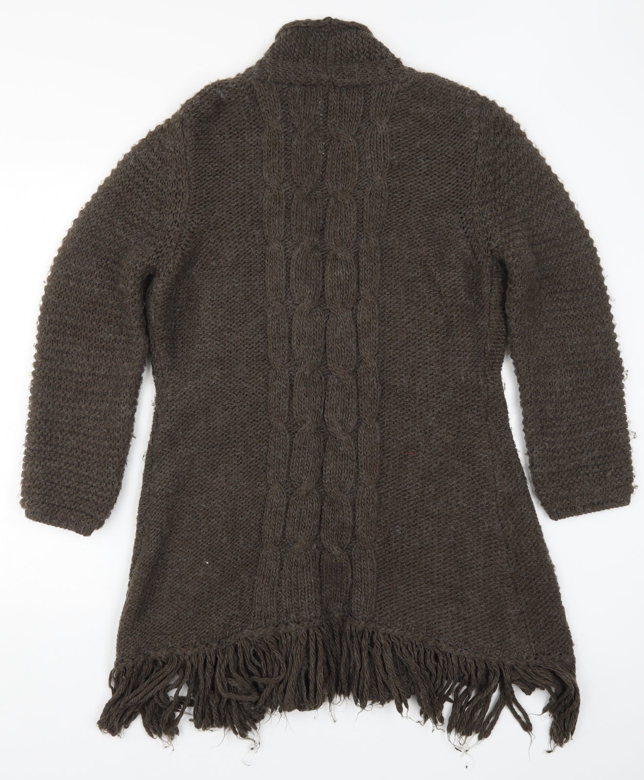 George Womens Brown  Knit Cardigan Jumper Size 12