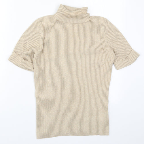 BHS Boys Beige  Knit Pullover Jumper Size 12 Years