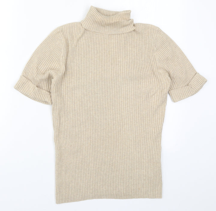 BHS Boys Beige  Knit Pullover Jumper Size 12 Years