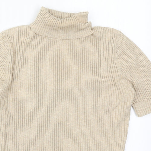BHS Boys Beige  Knit Pullover Jumper Size 12 Years