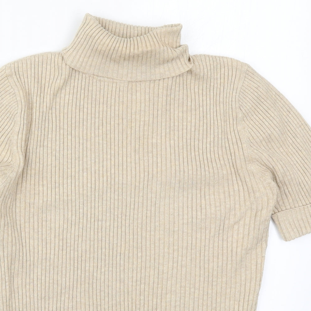BHS Boys Beige  Knit Pullover Jumper Size 12 Years