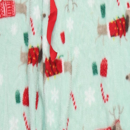 Nightfox Womens Blue   Trousers  Size M L26 in - Christmas Sausage Dog Pyjama Pants