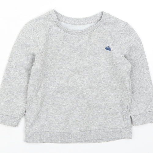 Matalan Boys Grey   Pullover Sweatshirt Size 2-3 Years