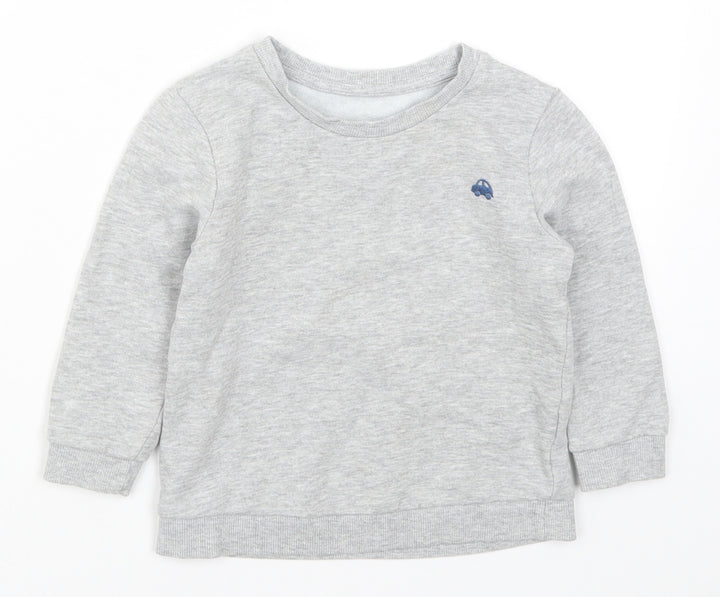 Matalan Boys Grey Pullover Sweatshirt Size 2-3 Years