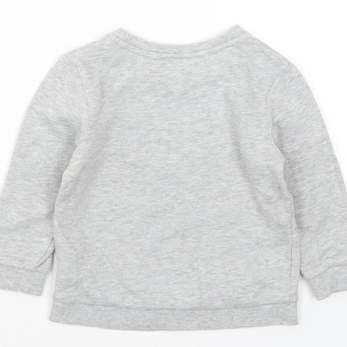 Matalan Boys Grey   Pullover Sweatshirt Size 2-3 Years