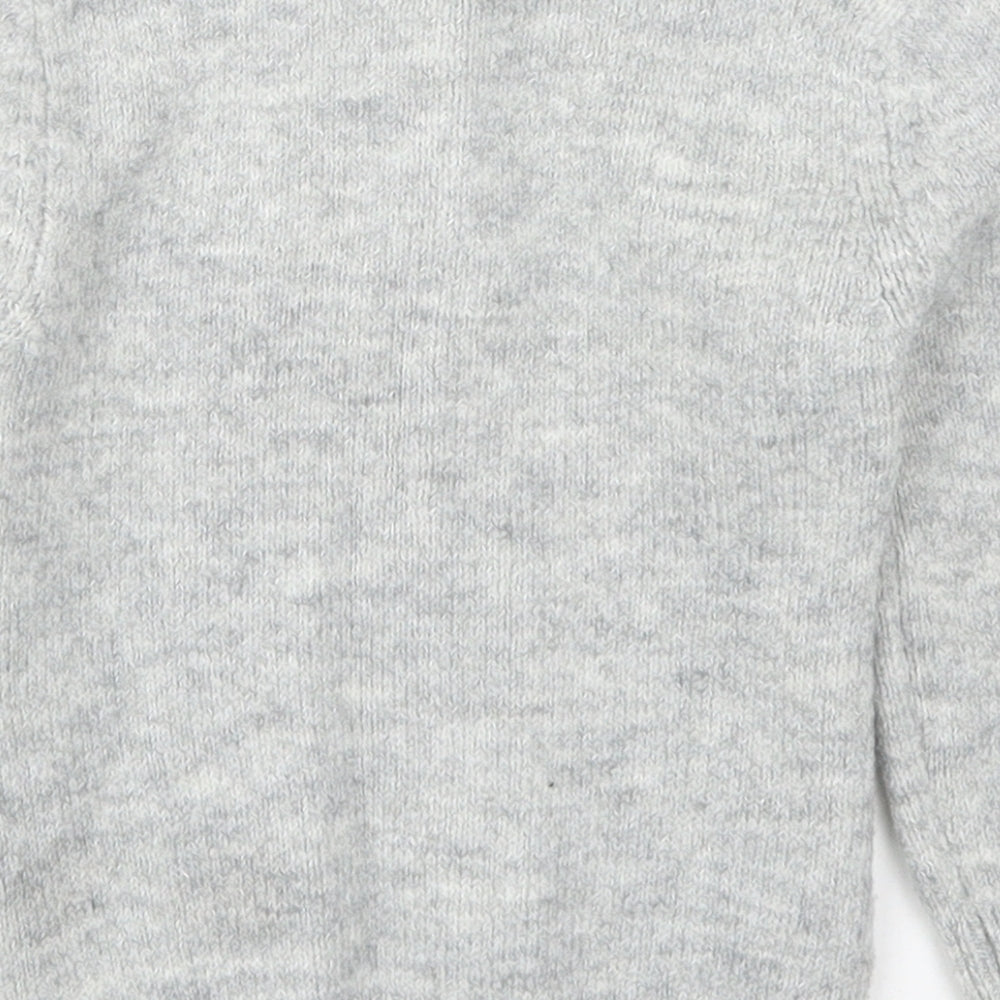 Primark Girls Grey  Knit Pullover Jumper Size 18-24 Months  - Unicorn