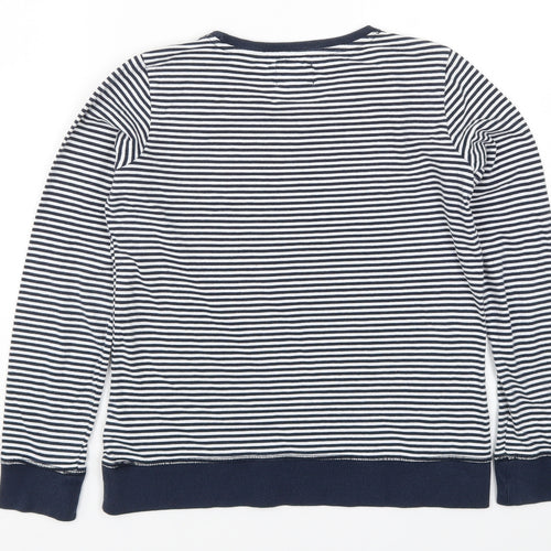NEXT Womens Blue Striped  Top Pyjama Top Size XS