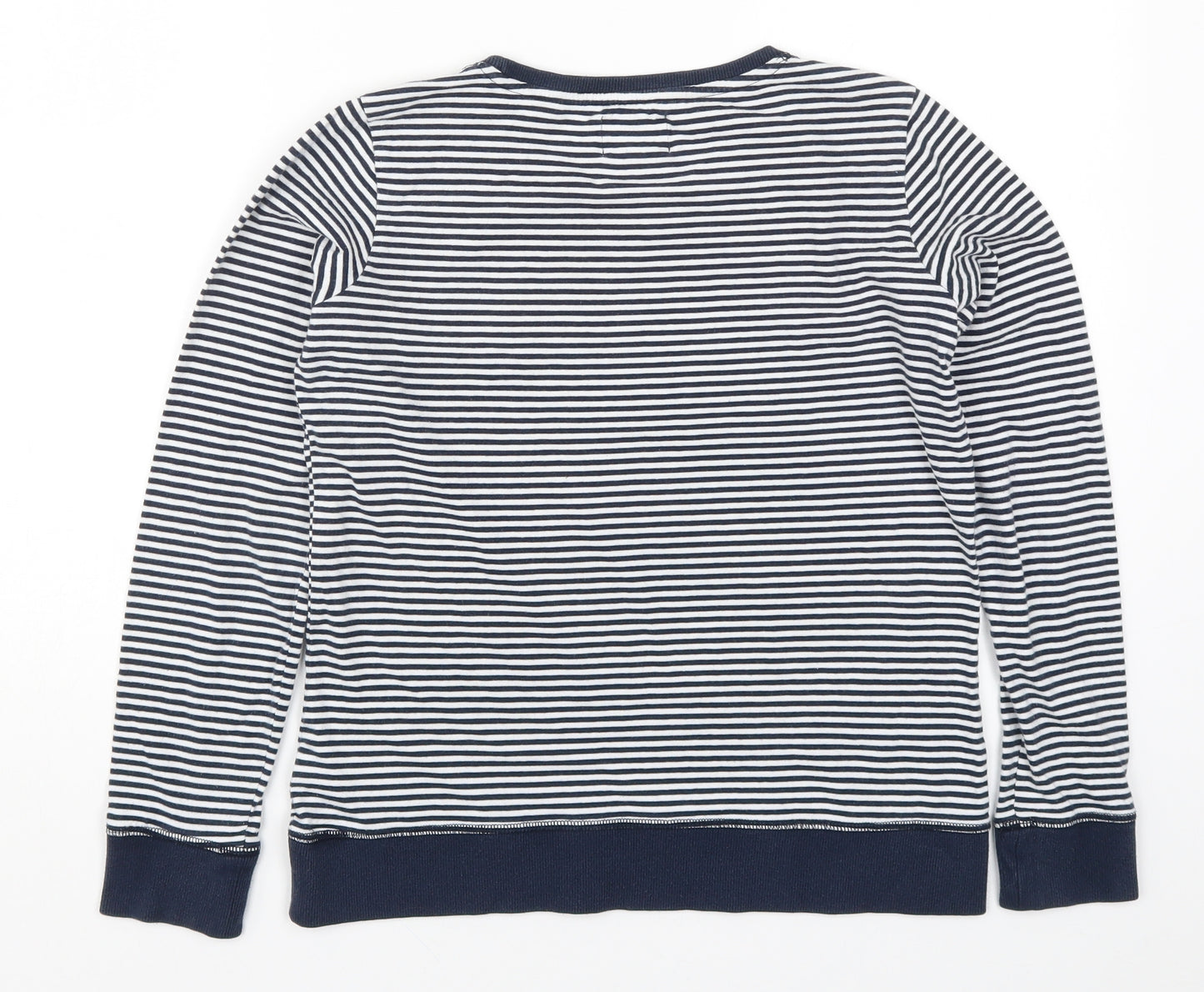 NEXT Womens Blue Striped  Top Pyjama Top Size XS