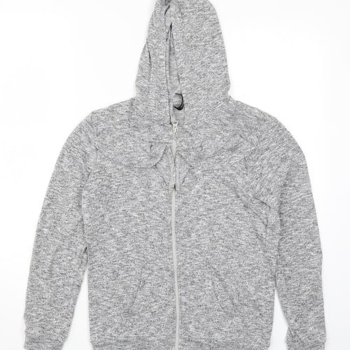 George Girls Grey   Full Zip Hoodie Size 11-12 Years