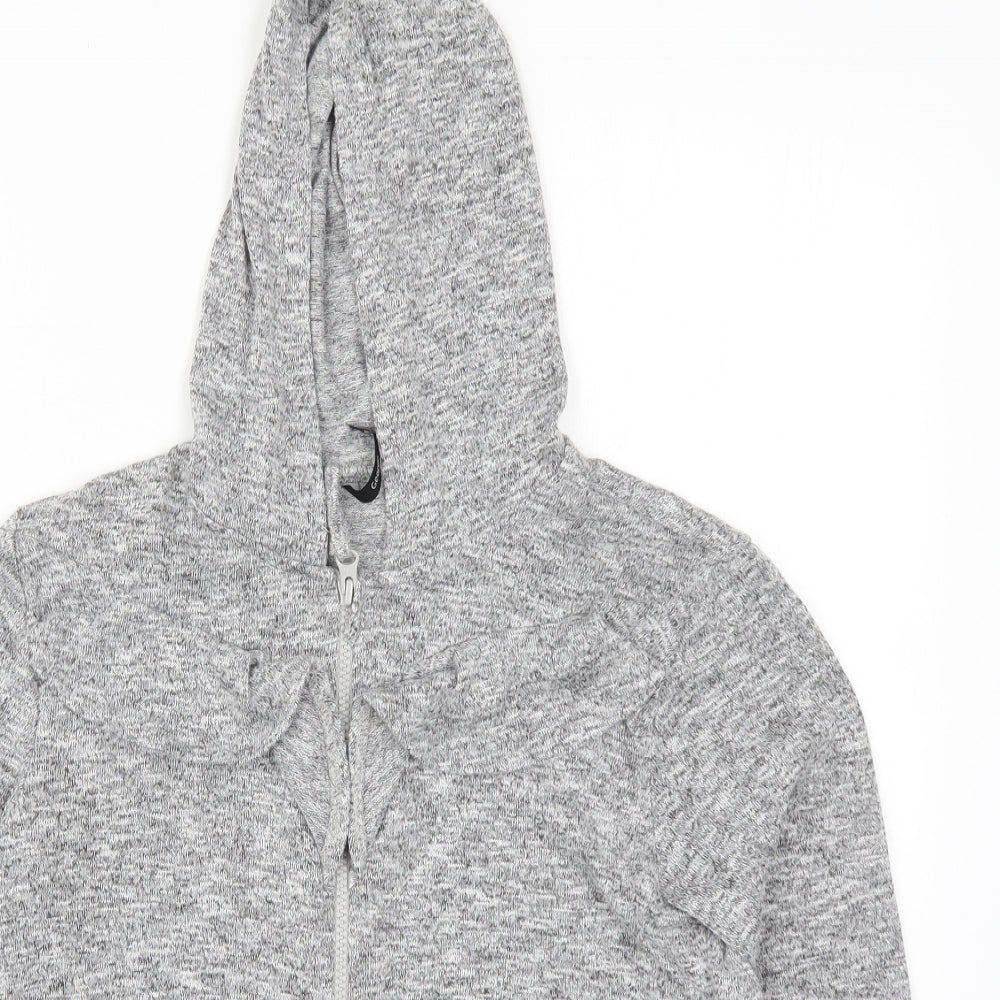 George Girls Grey   Full Zip Hoodie Size 11-12 Years