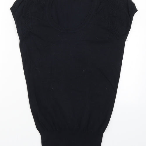 TUCHUZY ? Womens Black   Basic T-Shirt Size 12