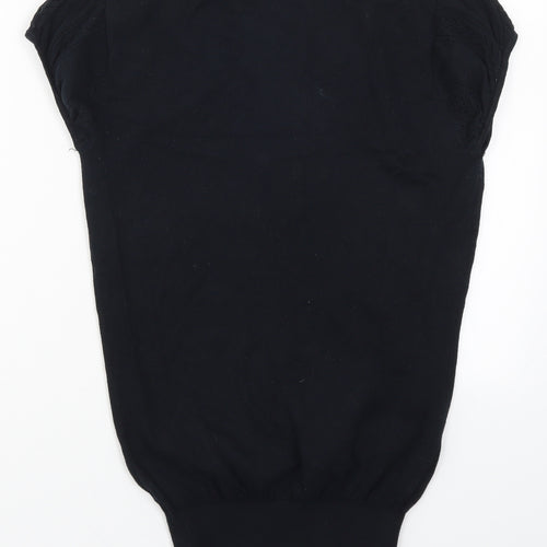 TUCHUZY ? Womens Black   Basic T-Shirt Size 12