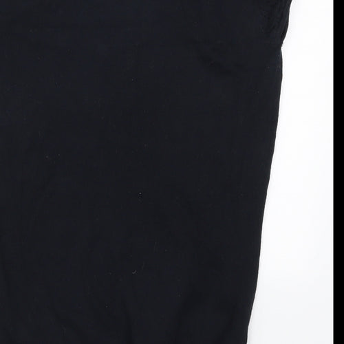 TUCHUZY ? Womens Black   Basic T-Shirt Size 12
