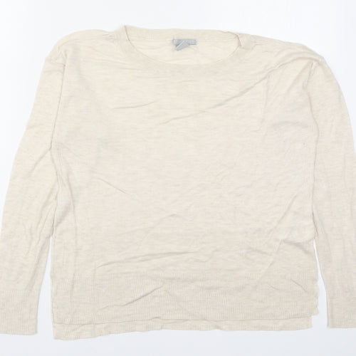 H&M Mens Beige    Button-Up Size S