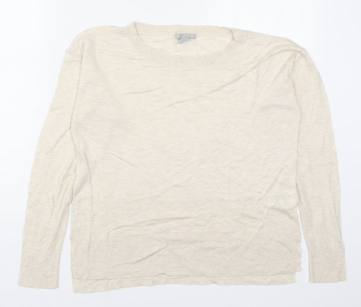 H&M Mens Beige    Button-Up Size S