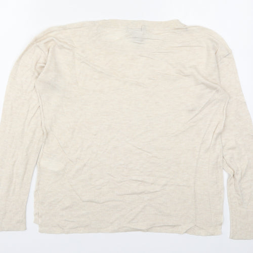 H&M Mens Beige    Button-Up Size S
