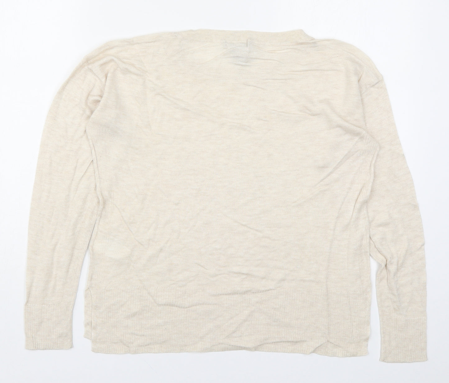 H&M Mens Beige    Button-Up Size S
