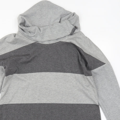 Viz a Viz  Womens Grey Striped  A-Line  Size 12