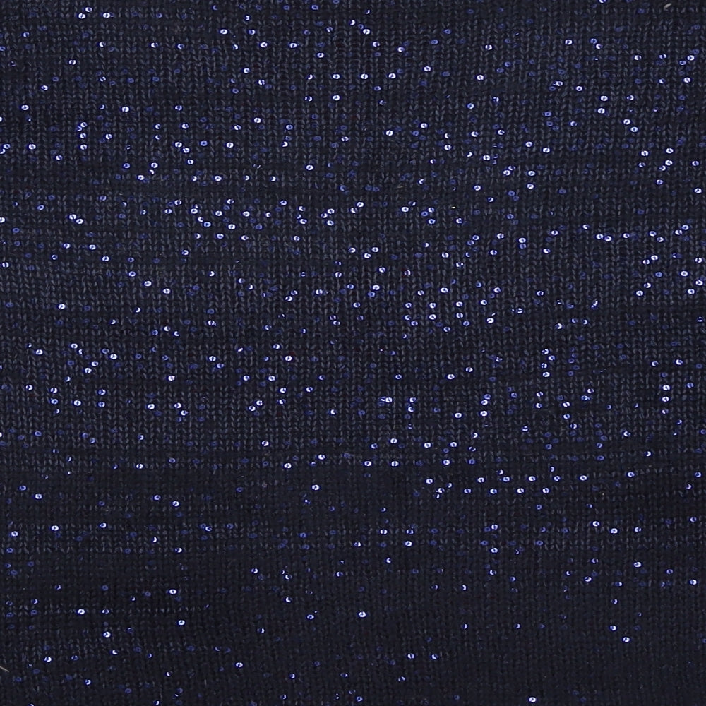 Atmosphere Womens Blue  Knit Pullover Jumper Size 16  - Stars and Stripes