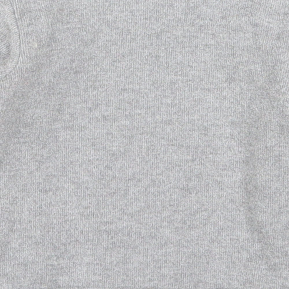 George Boys Grey   Basic T-Shirt Size 9-12 Months  - Little Boy Big Dreams