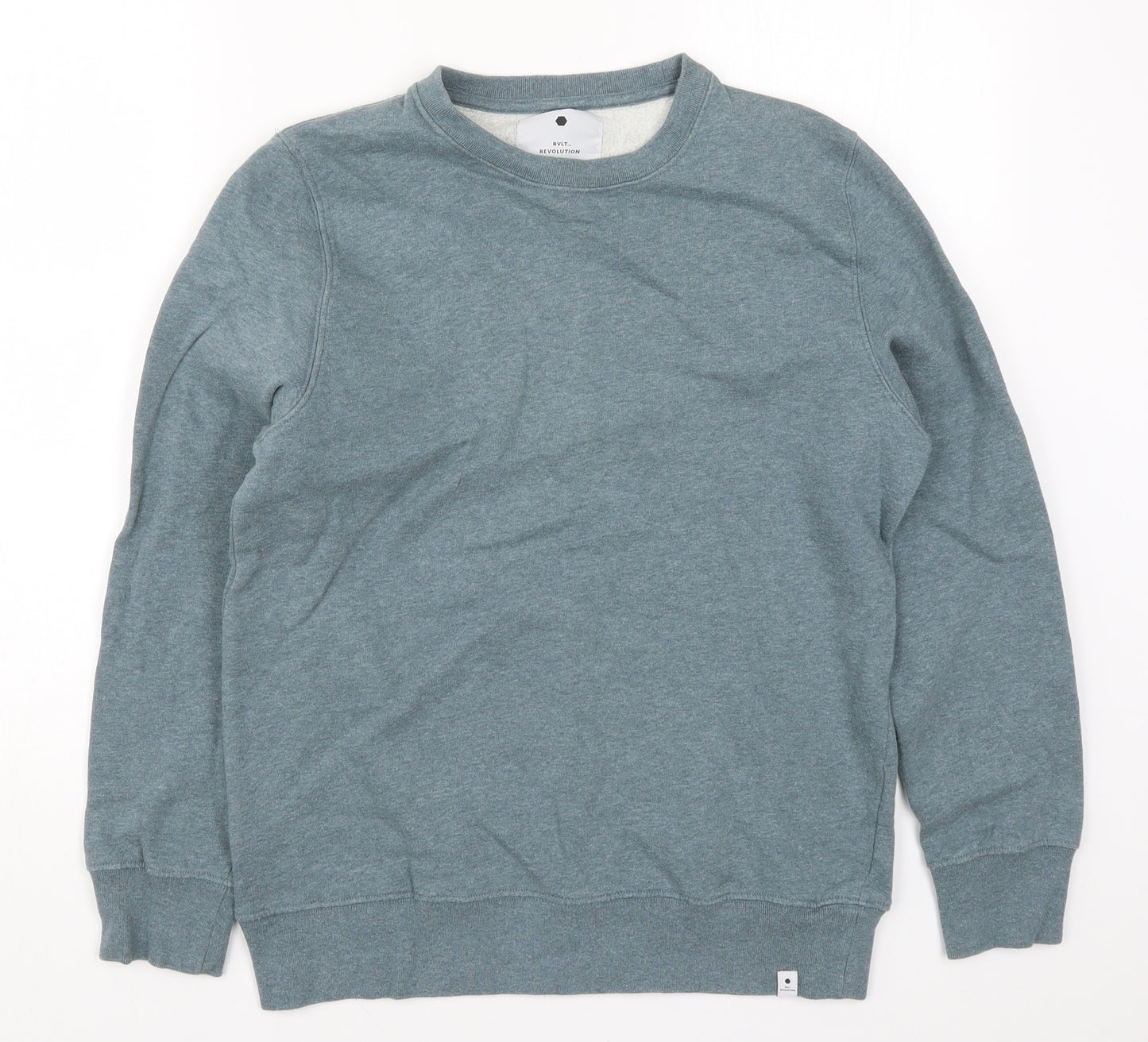 Revolution Mens Blue   Pullover Sweatshirt Size S