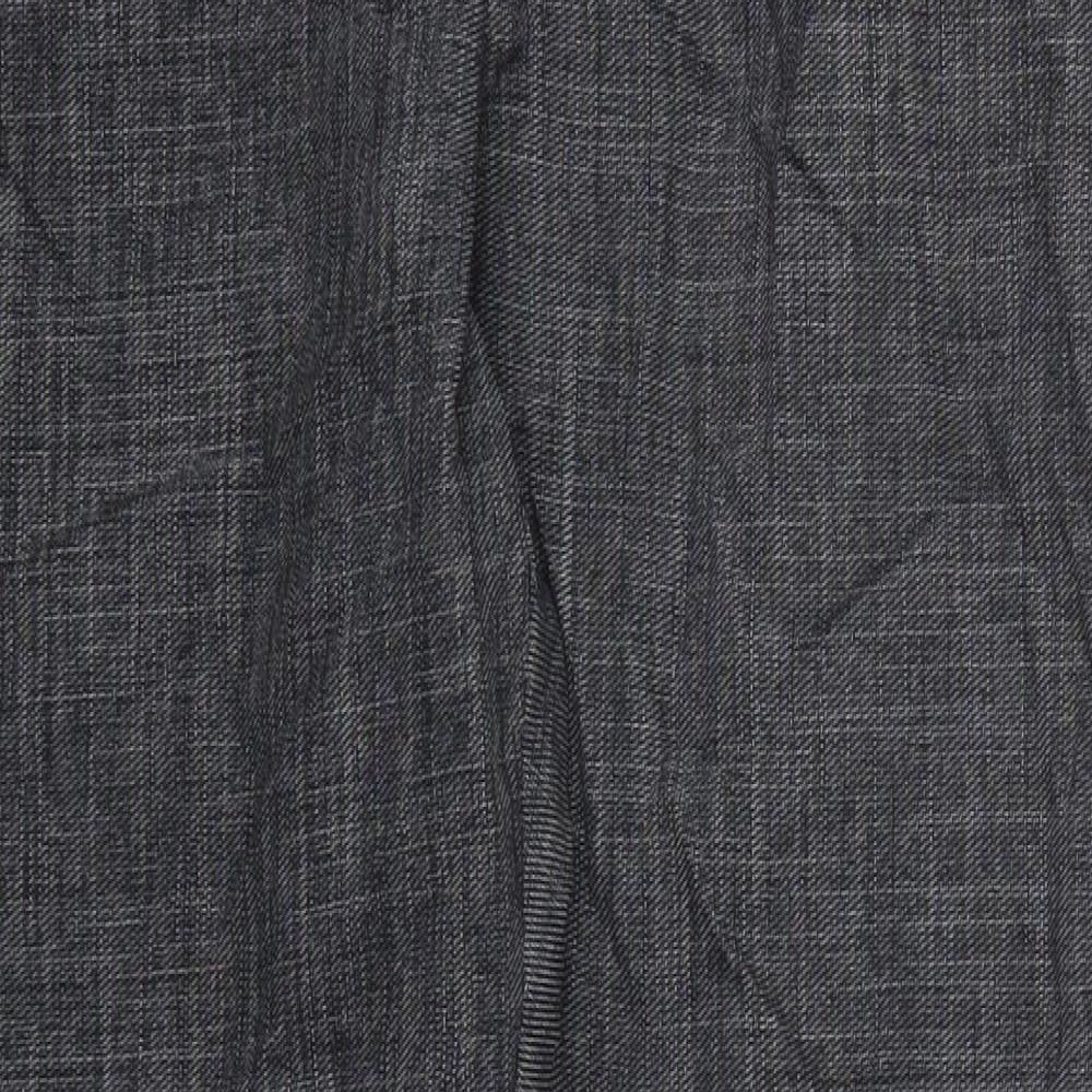 Papaya Womens Grey   Trousers  Size 12 L28 in