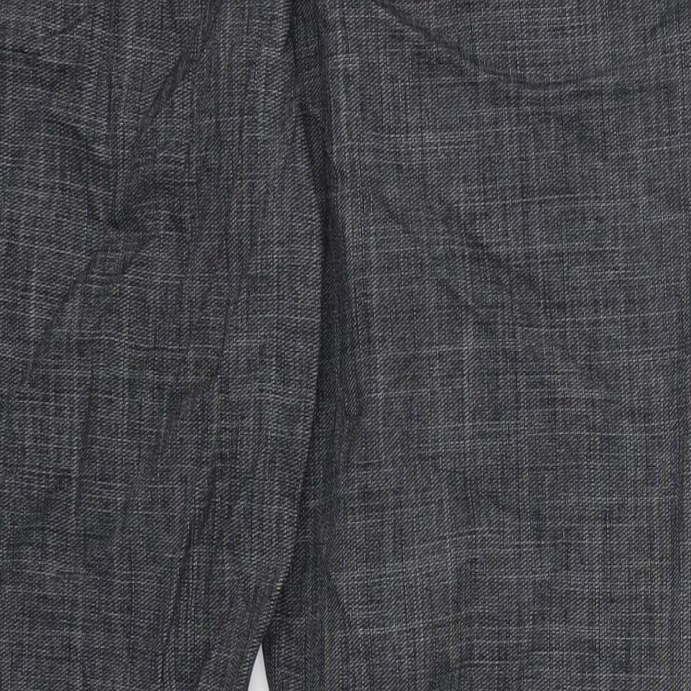 Papaya Womens Grey   Trousers  Size 12 L28 in