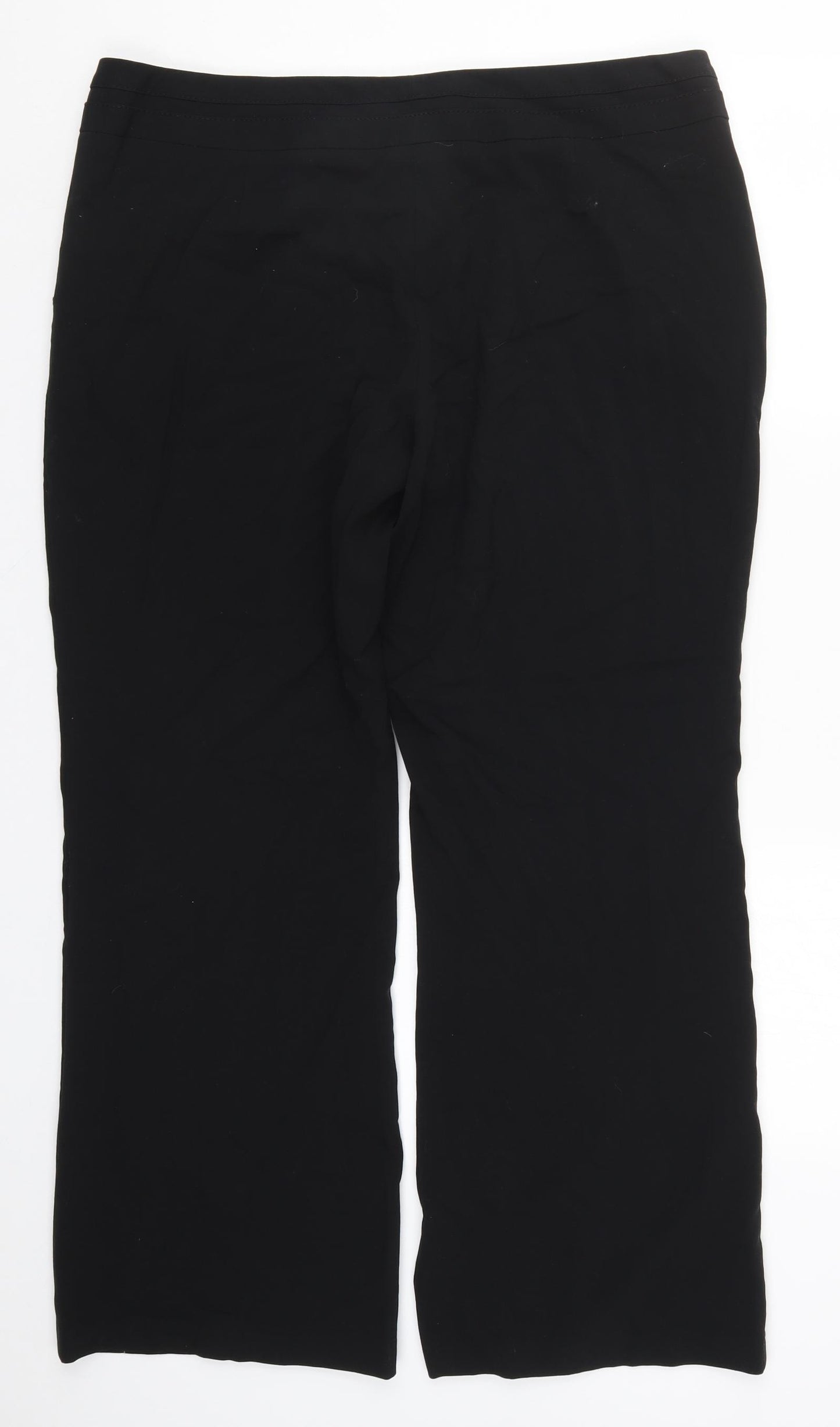 Marks and Spencer Womens Black   Trousers  Size 18 L29.5 in