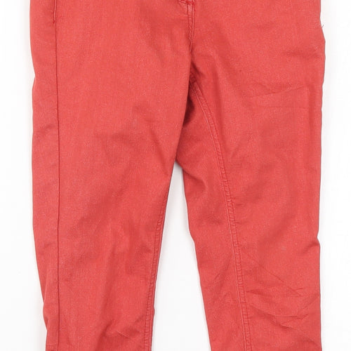 George Womens Red  Denim Cropped Jeans Size 10 L22 in