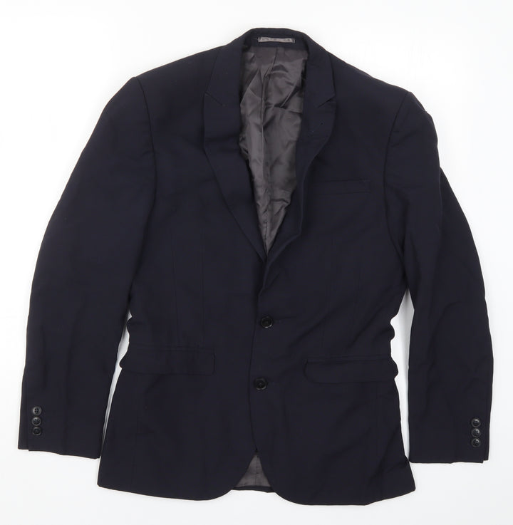 NEXT Mens Blue Jacket Suit Jacket Size 36