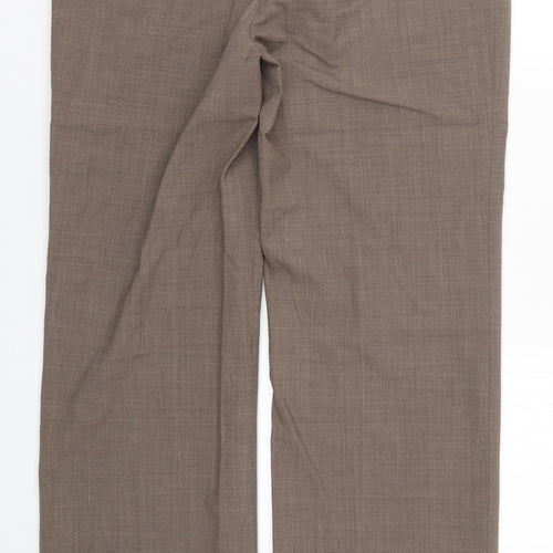Planet Womens Brown   Trousers  Size 14 L32 in